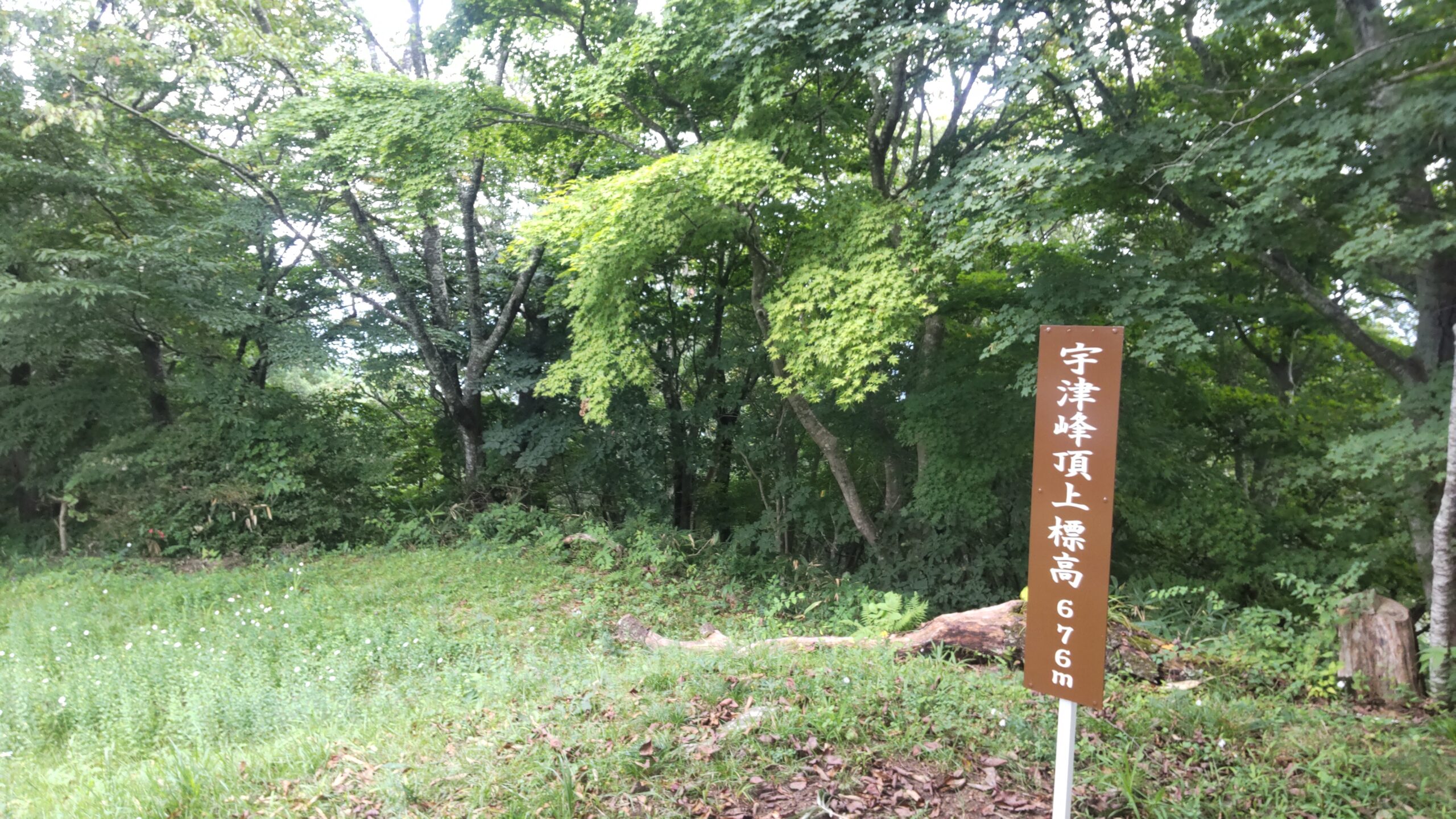 宇津峰山　山頂写真